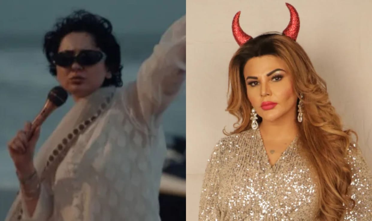 pakistani actress hania aamir song pablo release collab with rakhi sawant