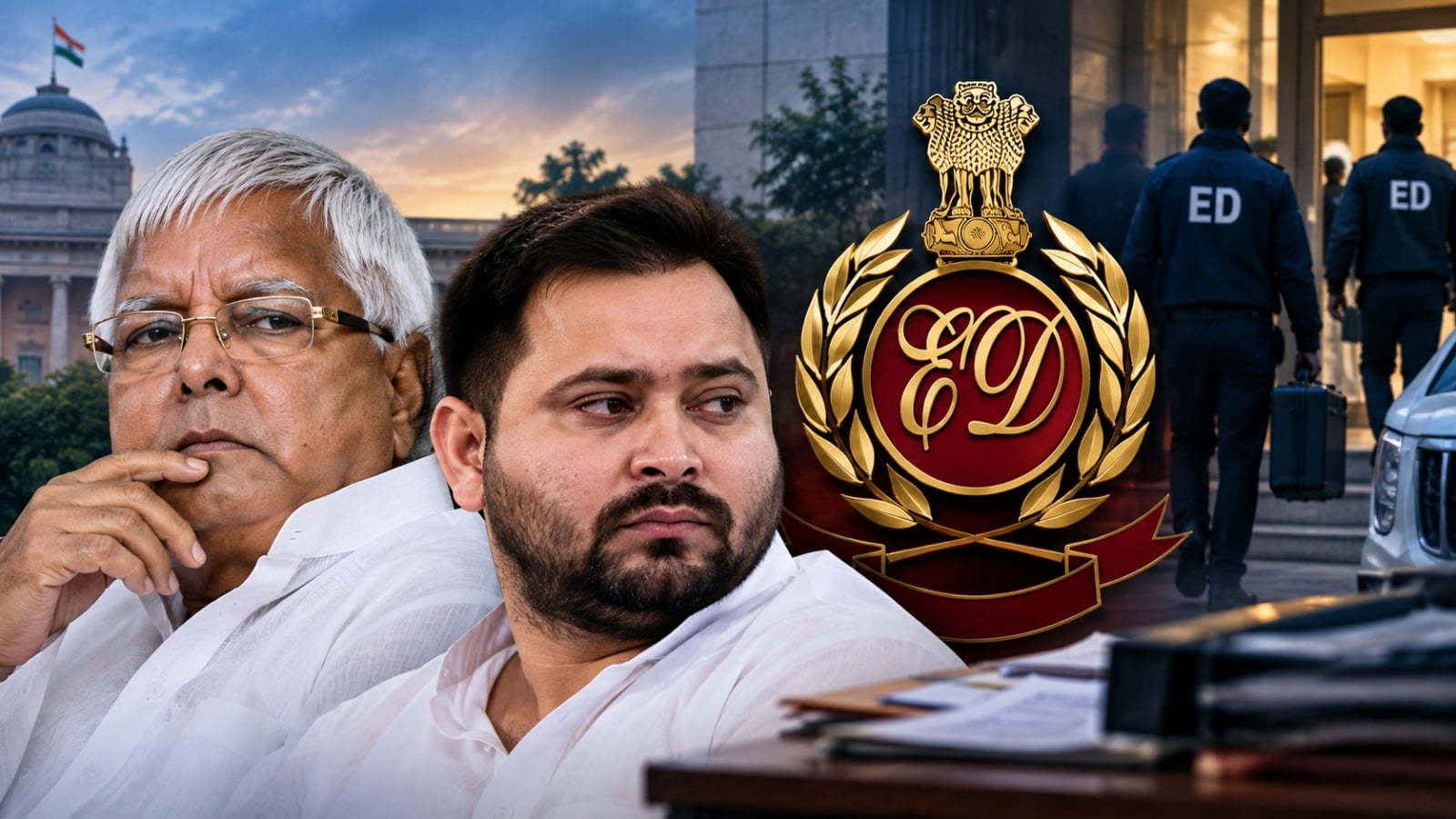 ईडी की कार्रवाई।