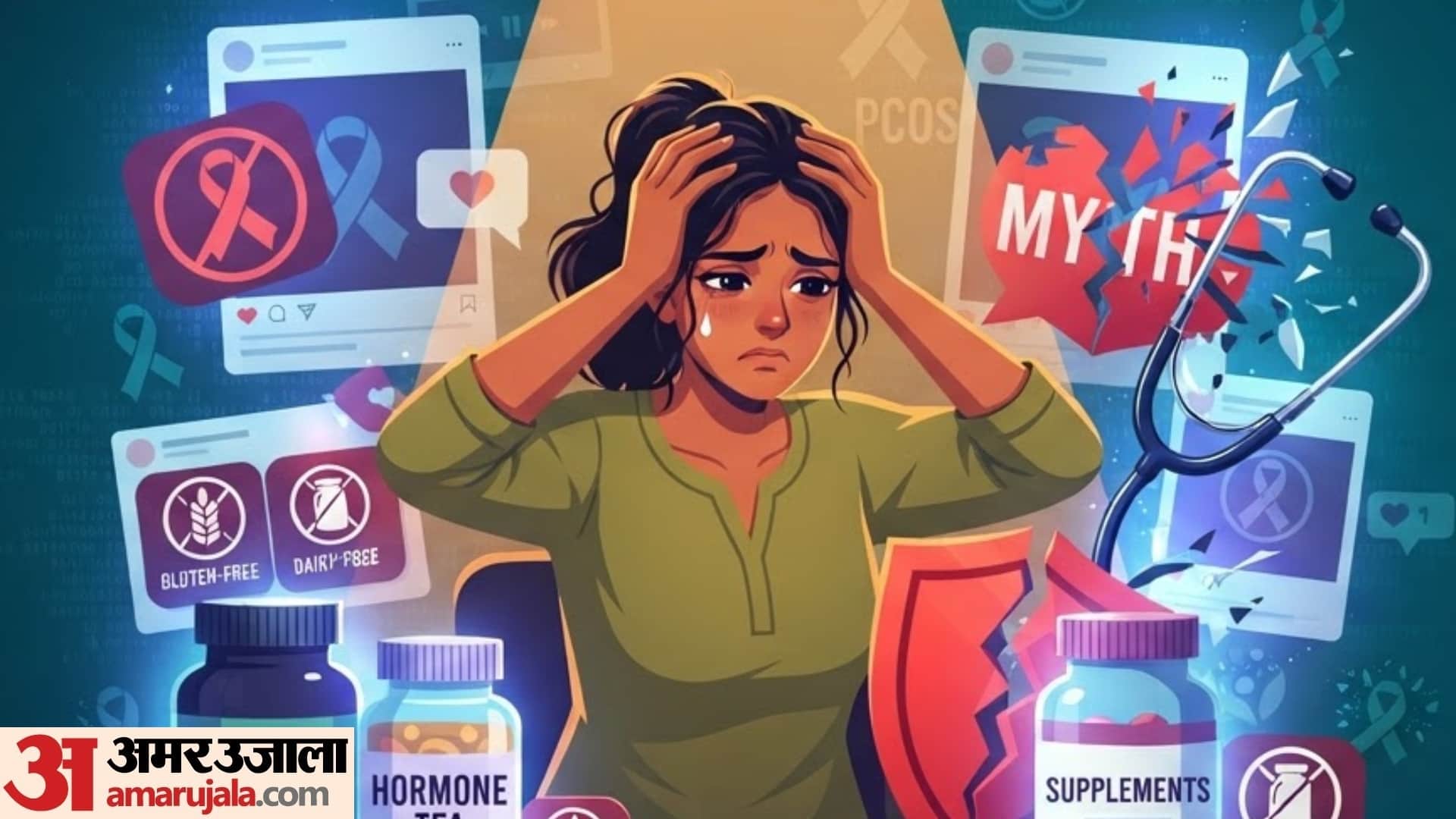 PMOS Awareness Month perfect and worst diet for pmos affected women in hindi