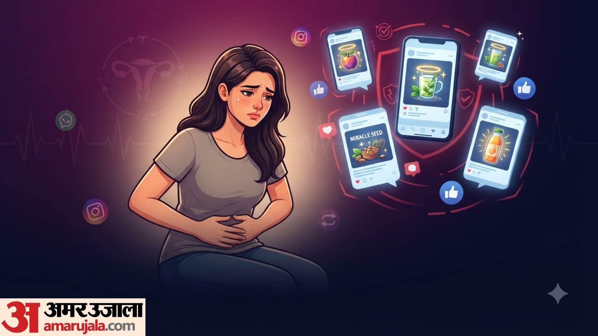 PMOS Awareness Month perfect and worst diet for pmos affected women in hindi