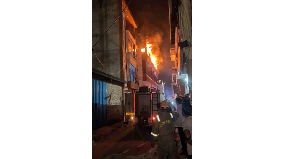 Fire broke out in readymade garment factory due to short circuit