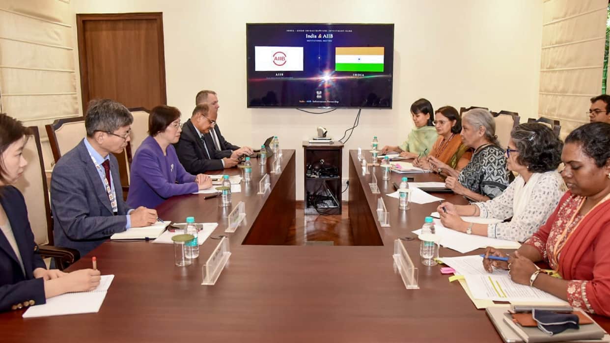 Finance Minister Sitharaman Meets AIIB Chief, Discusses Deeper India Partnership