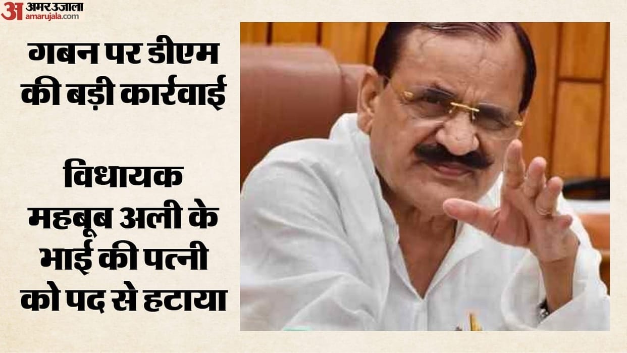 Seven panchayat administrators dismissed in Amroha including relative of MLA Mahboob Ali