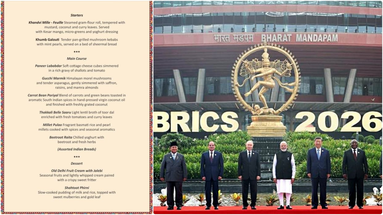 brics-summit-2026-pm-modi-gala-dinner-millet-menu-indian-vegetarian-dishes