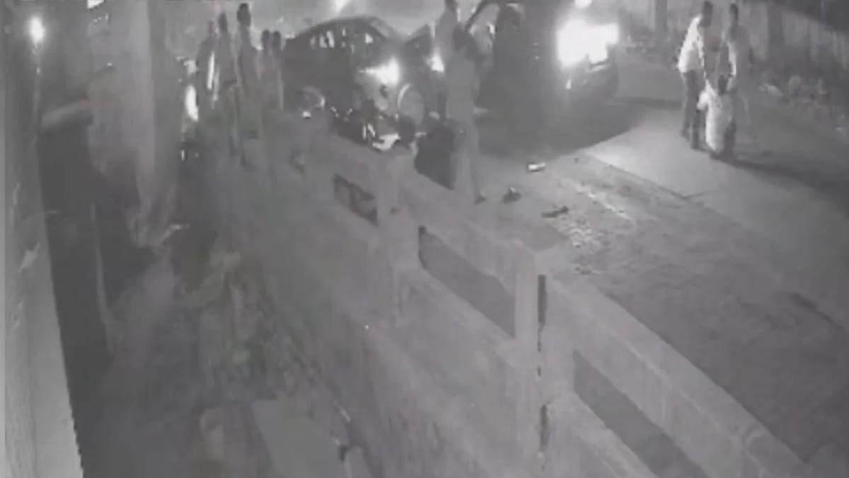 High-Speed Car Crash on Old National Highway 12 in Bundi Injures Four and Destroys Six Motorcycles