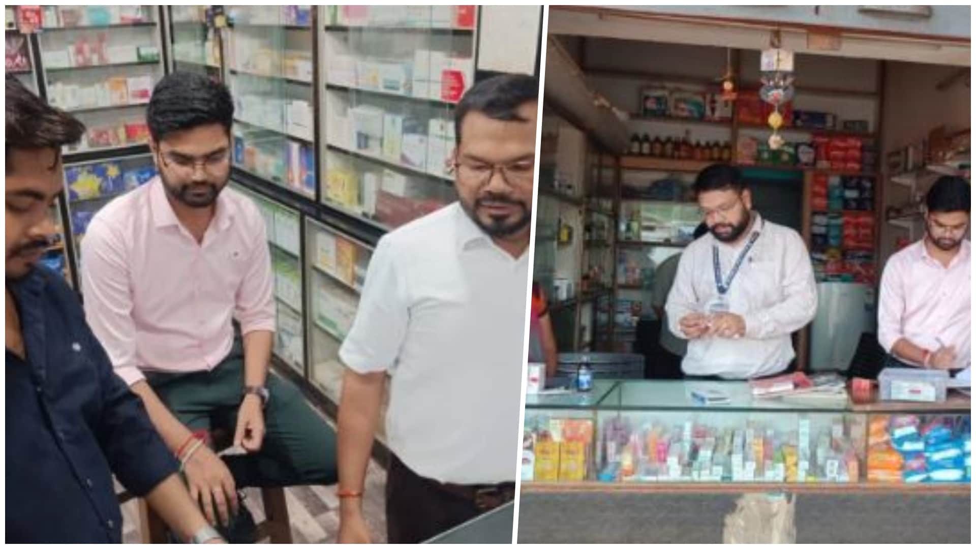 कार्रवाई करते अधिकारी
