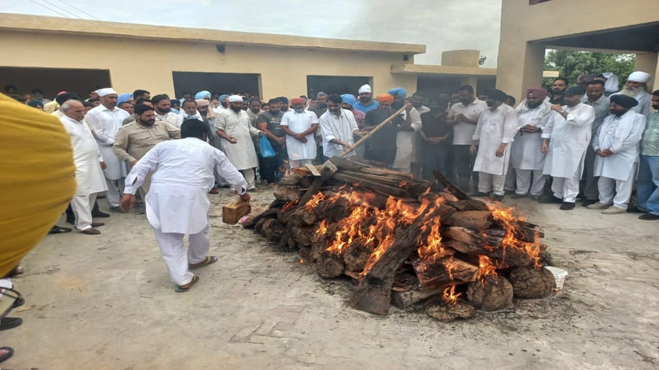 गगनजोत संधू का हुआ अंतिम संस्कार