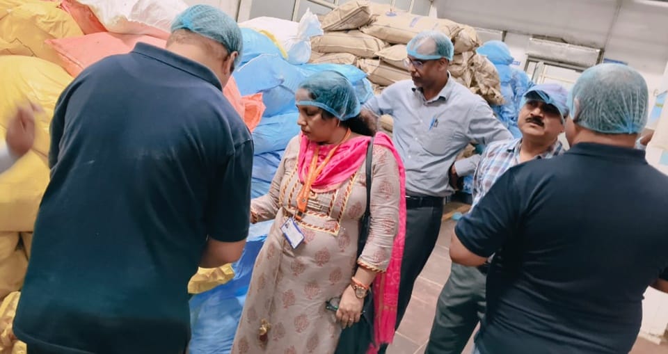 Food Safety Department action in Gajraula: Food products worth ₹56 lakh seized