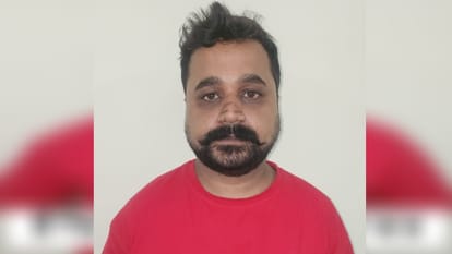 गिरफ्तार आरोपी।