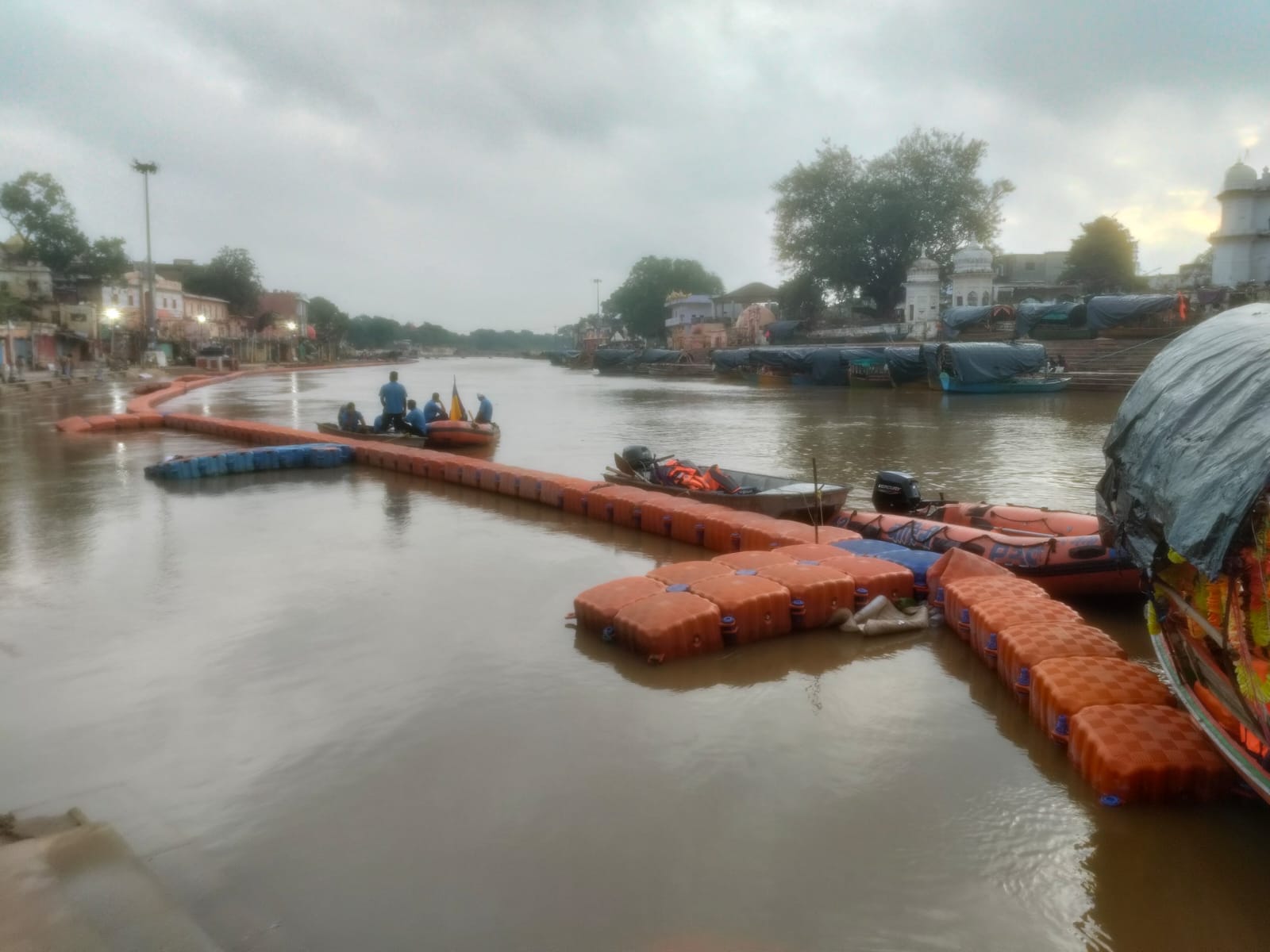 मंदाकिनी नदी का जलस्तर फिर बढ़ गया