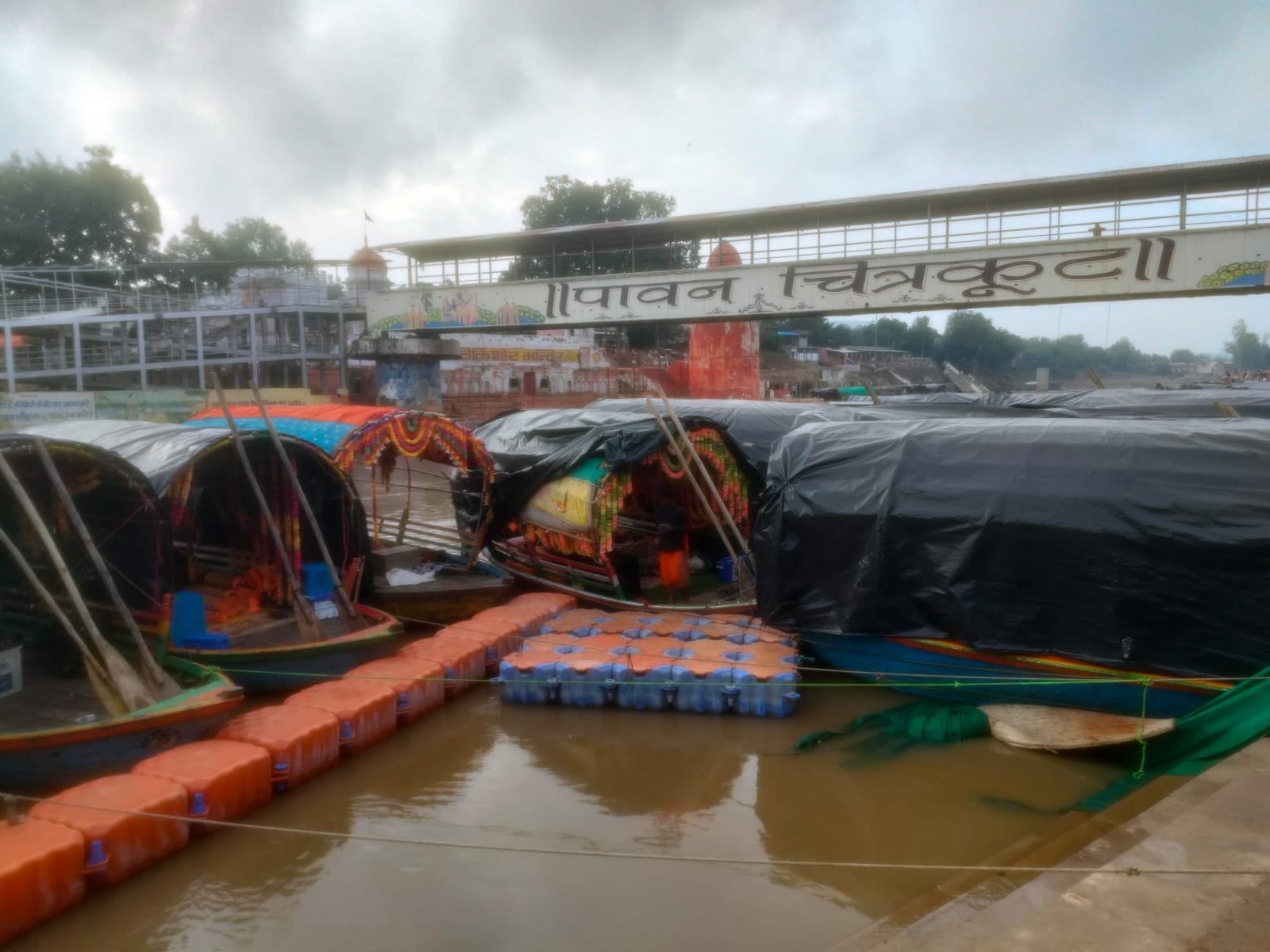 मंदाकिनी नदी का जलस्तर फिर बढ़ गया