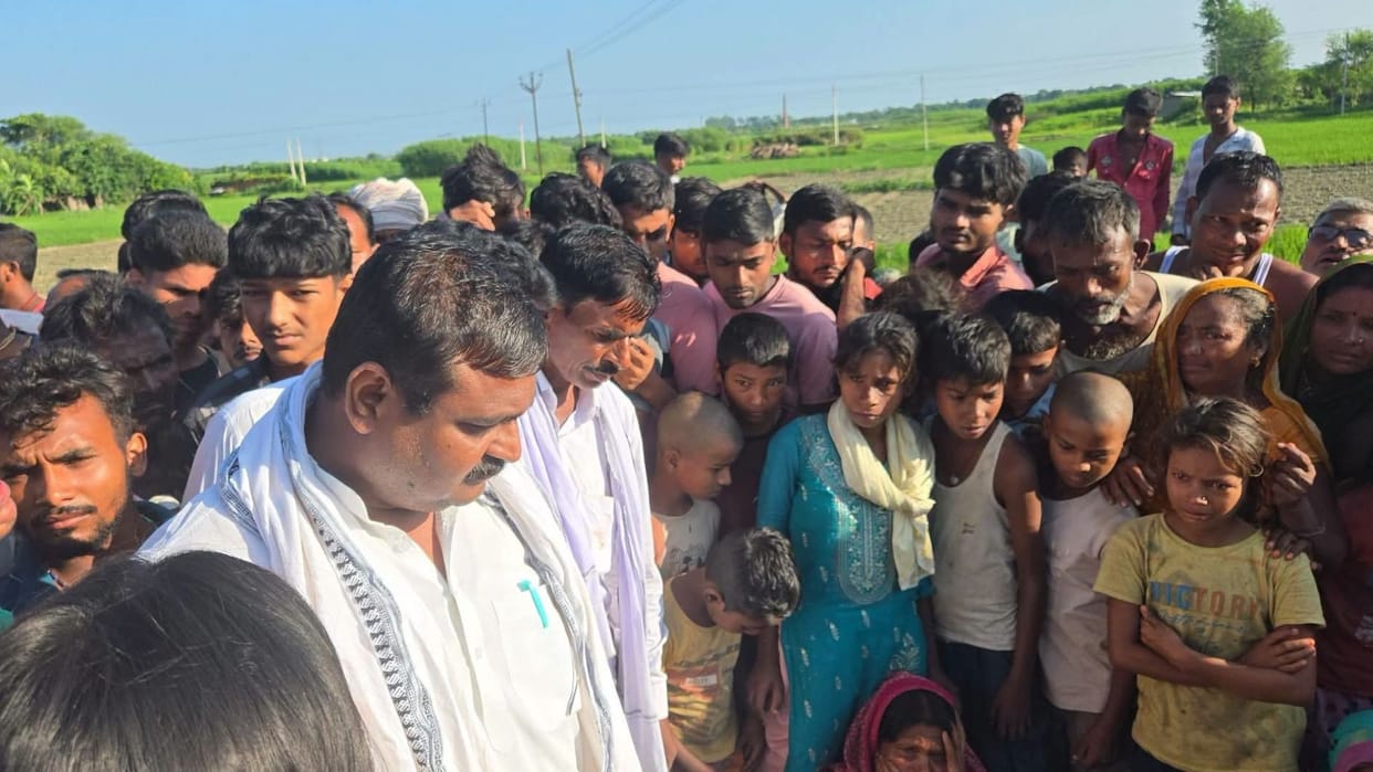 Bihar Councillor Representative Shot Dead on Morning Walk Angry Villagers Chase Off Police