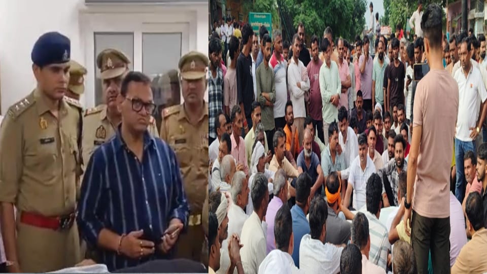 Nitin Murder Case: Villagers Block Meerut-Bijnor Road, Demand Encounter of Accused; Bulldozer Action at Main A