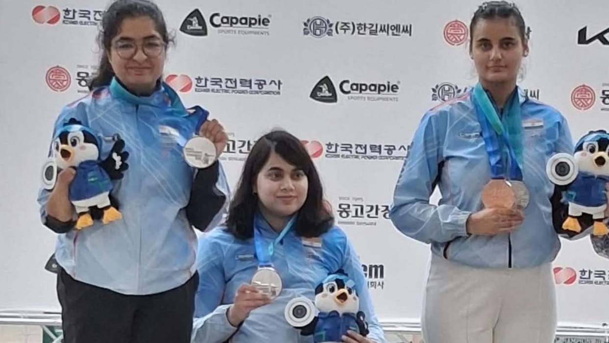 World Para Shooting Championship Varanasi Sumedha shines in South Korea India wins silver after 18 years