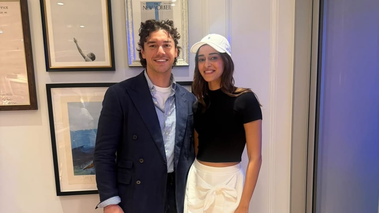 Ananya Pandey shared her and Belmont Cameli Photo on social media