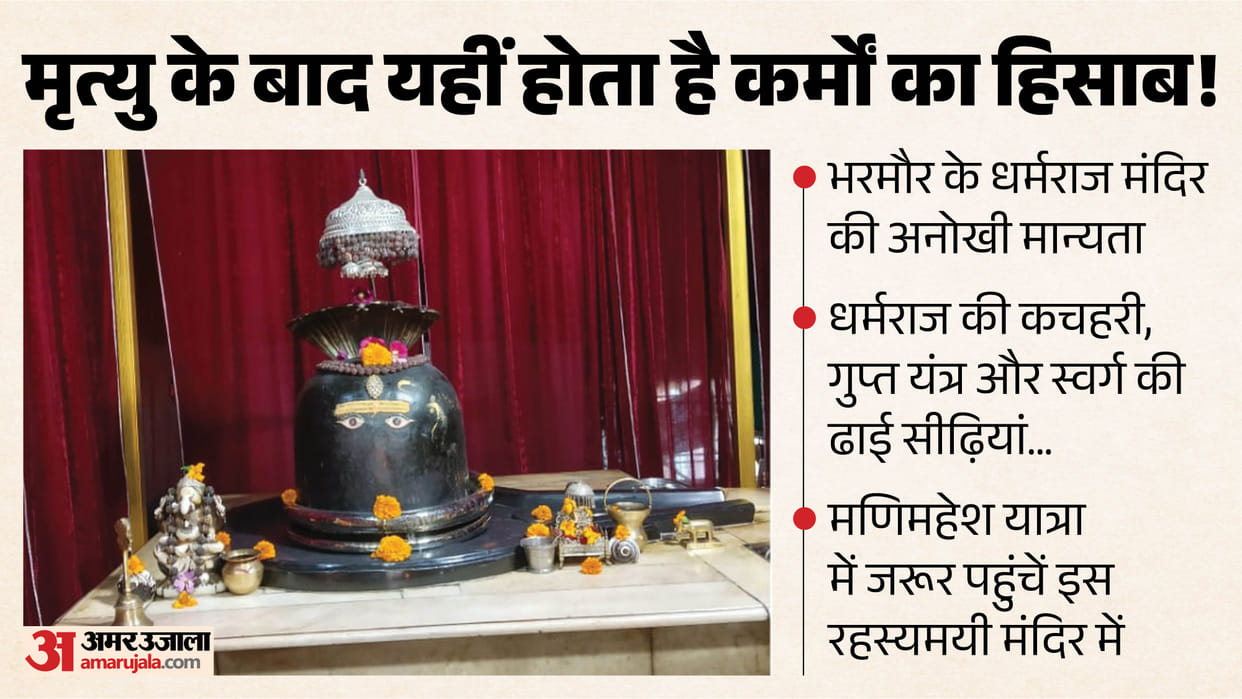 dharamraj temple bharmour chaurasi complex karmas account mythology