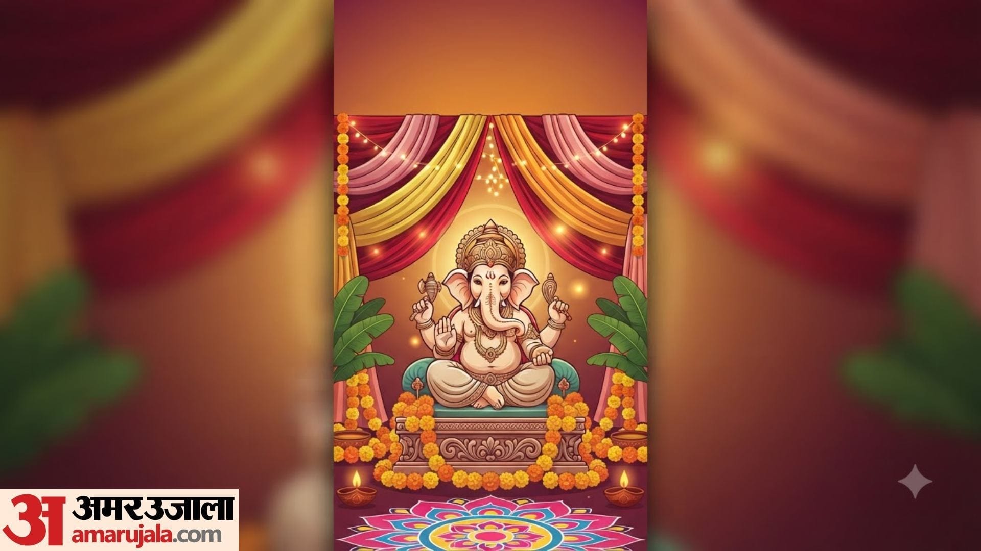 Ganesh Pandal Decoration ideas Easy and Beautiful Ganpati Decoration Ideas with images