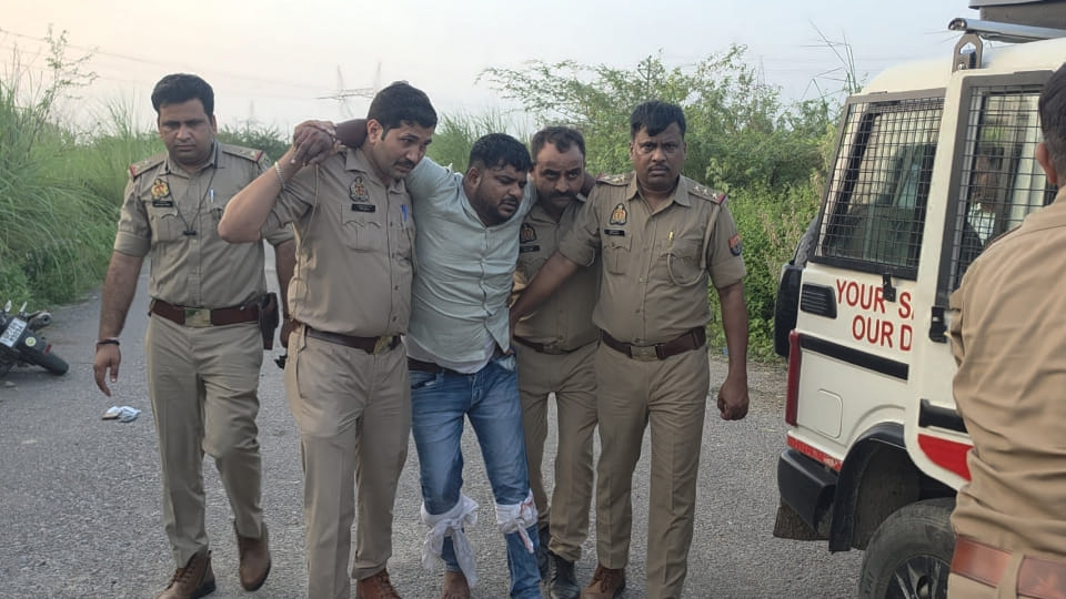 Accused with a criminal record of over 50 cases injured in encounter following Kakadev businessman's murder