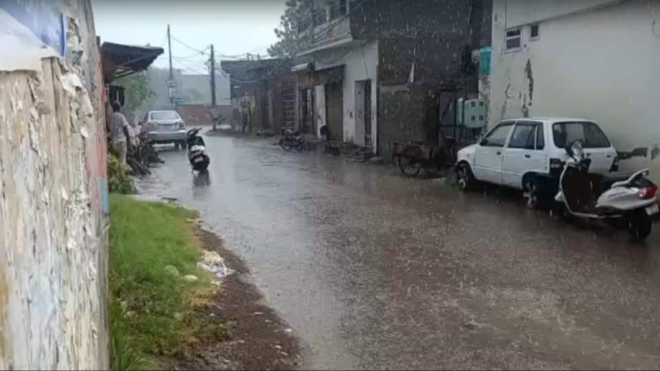 मोगा में हुई तेज बारिश