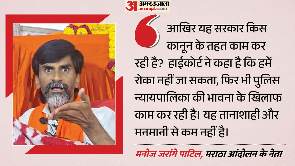 manoj-jarange-patil-azad-maidan-protest-permission-denied-maratha-reservation-maharashtra-govt-Dictatorship