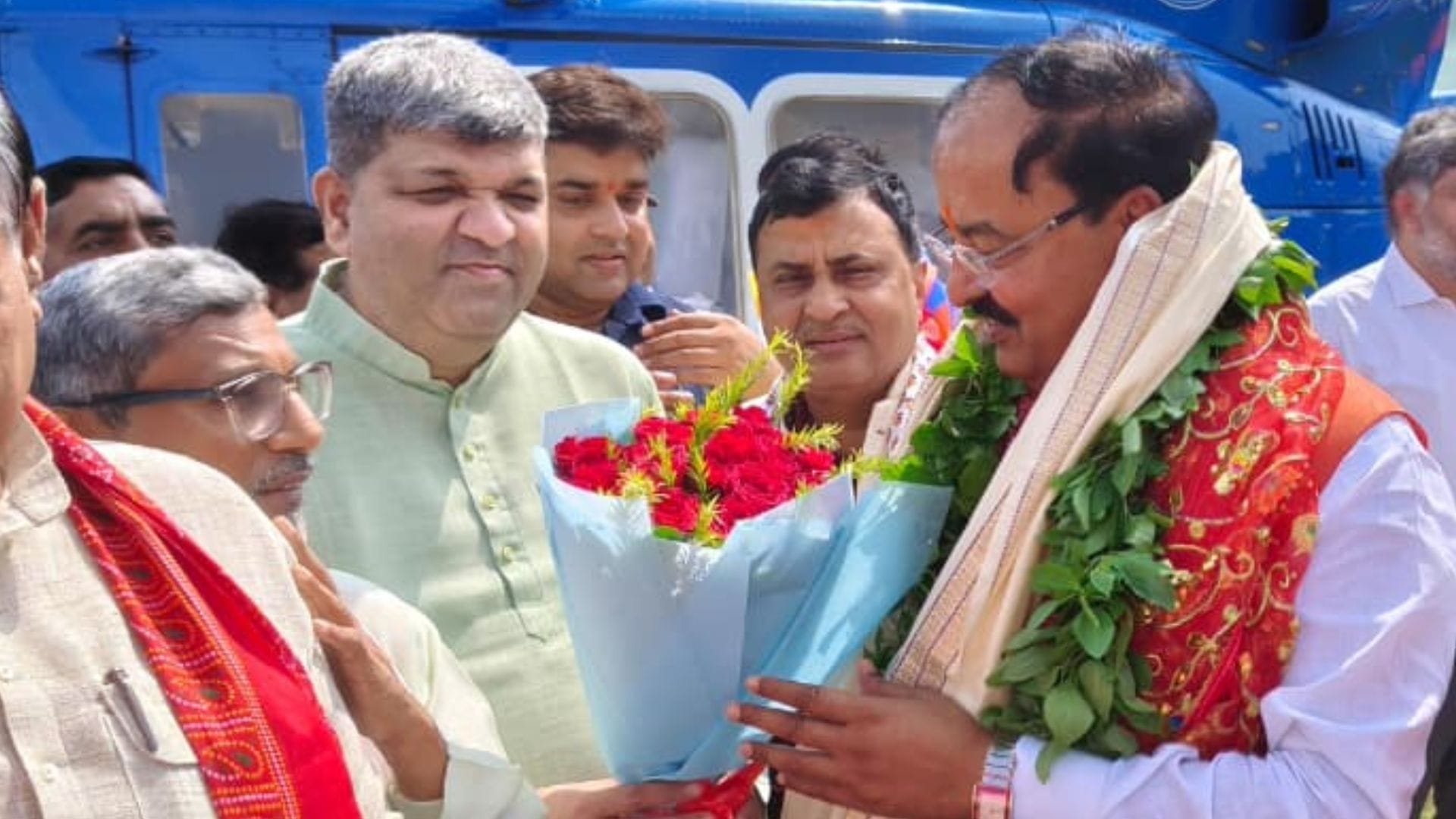 मिर्जापुर में उप मुख्यमंत्री केशव प्रसाद मौर्य