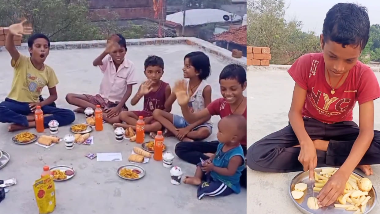 Canada woman donation little boy he hosted a feast for his friends video goes viral on internet