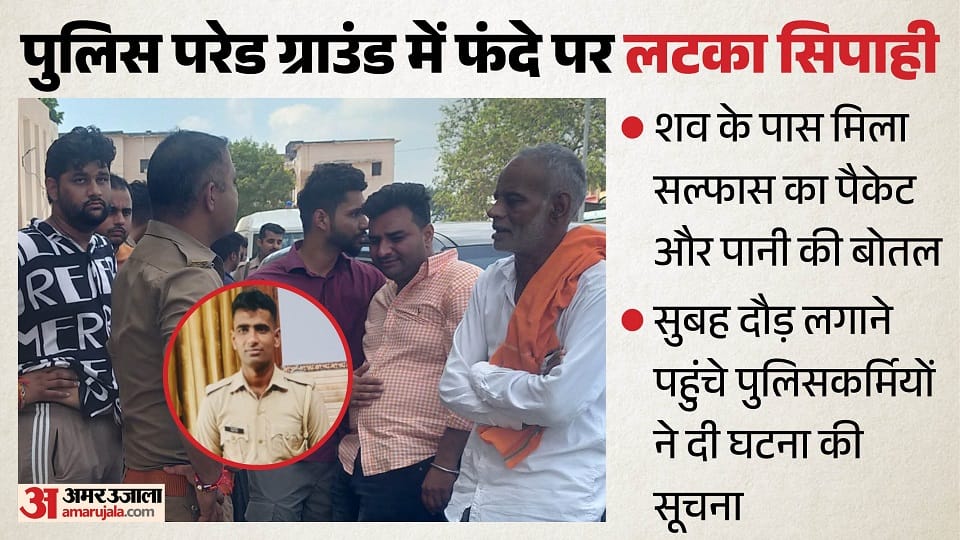 Constable body found hanging at Police Lines parade ground in Agra