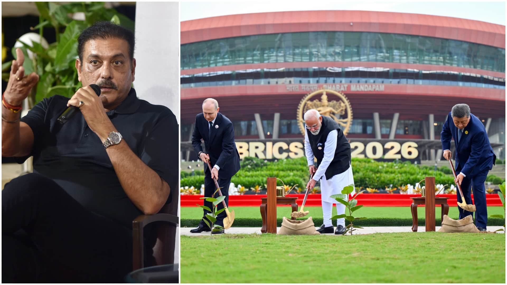 BRICS Summit: Ravi Shastri Hails PM Modi, Praise Historic Diplomatic Moment With Vladimir Putin and Xi Jinping