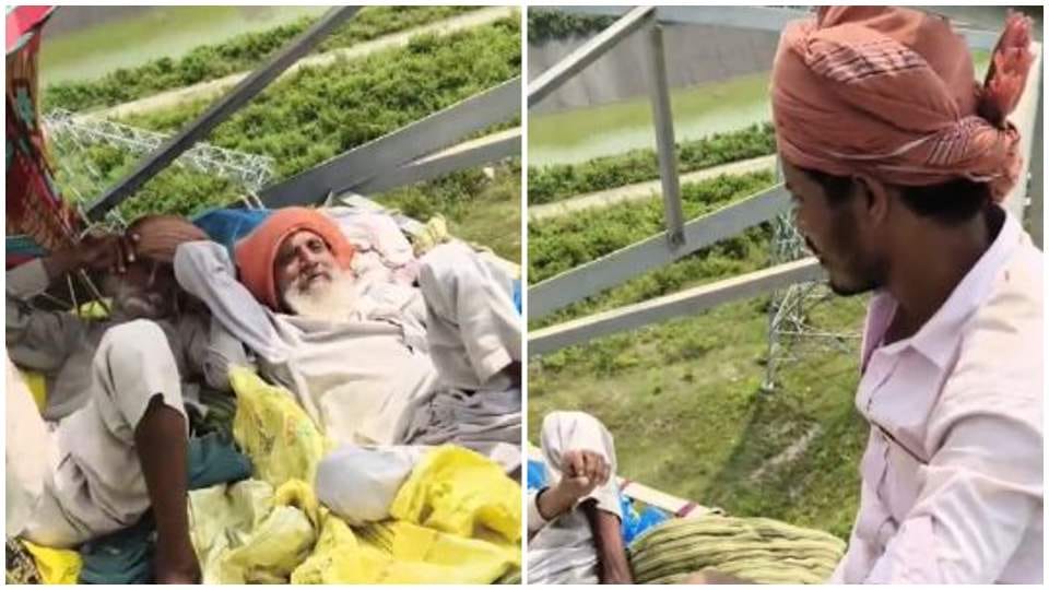 The struggle of the elderly who climbed a tower in Pathankot continues