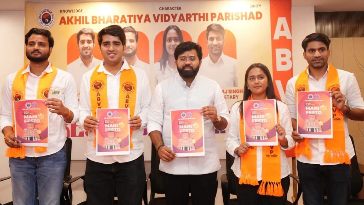 DUSU Elections 2026: ABVP Releases Manifesto; AISA-SFI Focuses on Student Safety & Satya Niketan Issue