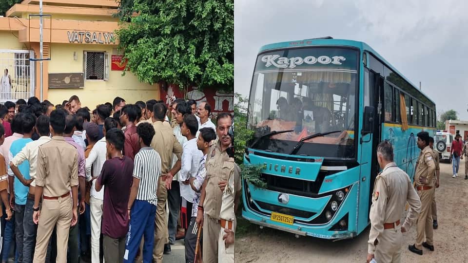 बस की टक्कर से हुई स्कूटी सवार की माैत।