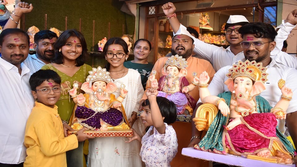 Ganesh Chaturthi: Lord Ganesha sets out on a city procession; the city revels in devotion to Bappa