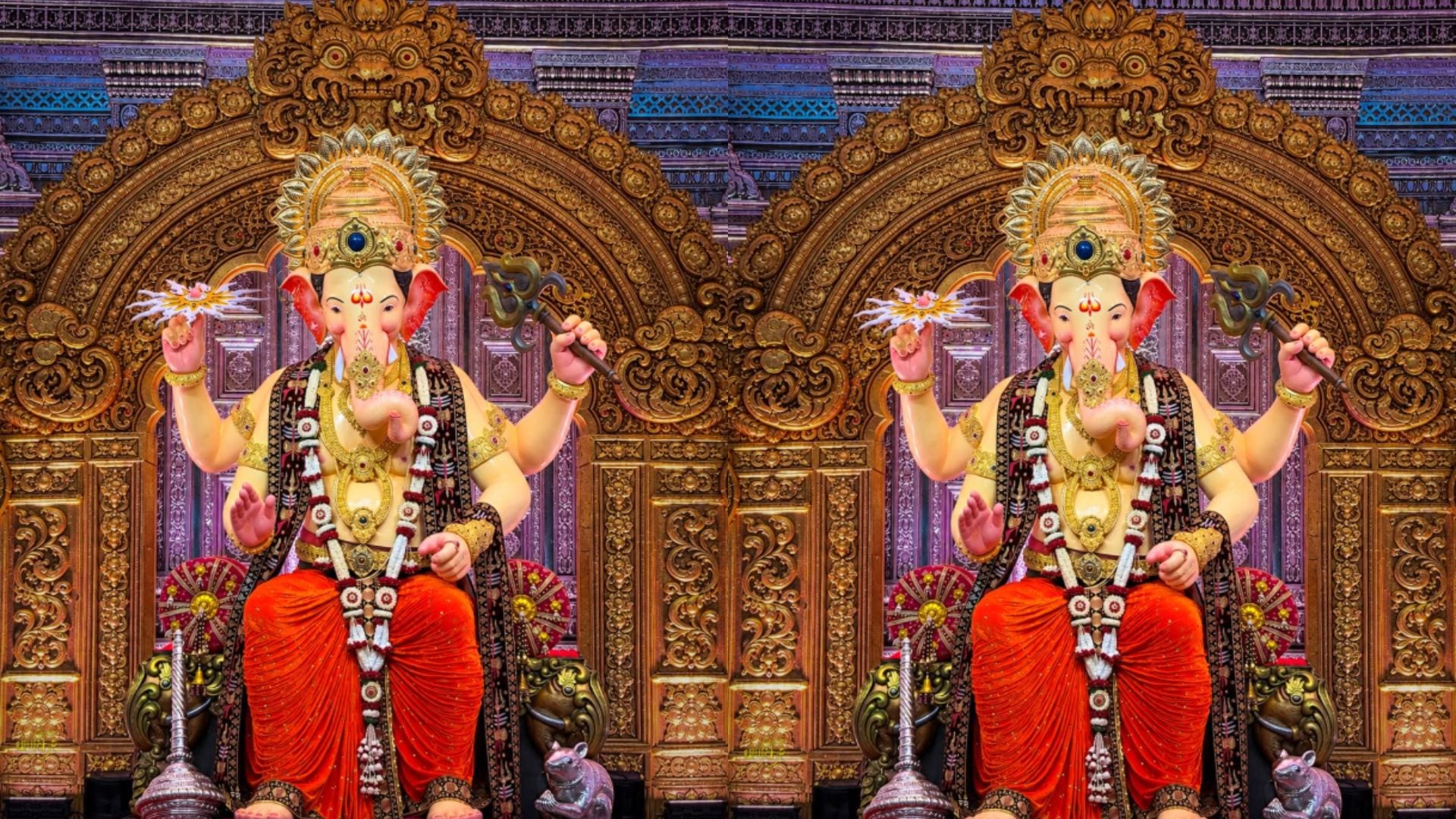 latest images of ganpati sthapana in all over india lalbaugcha raja to mumbai to hyderabad ganpati images