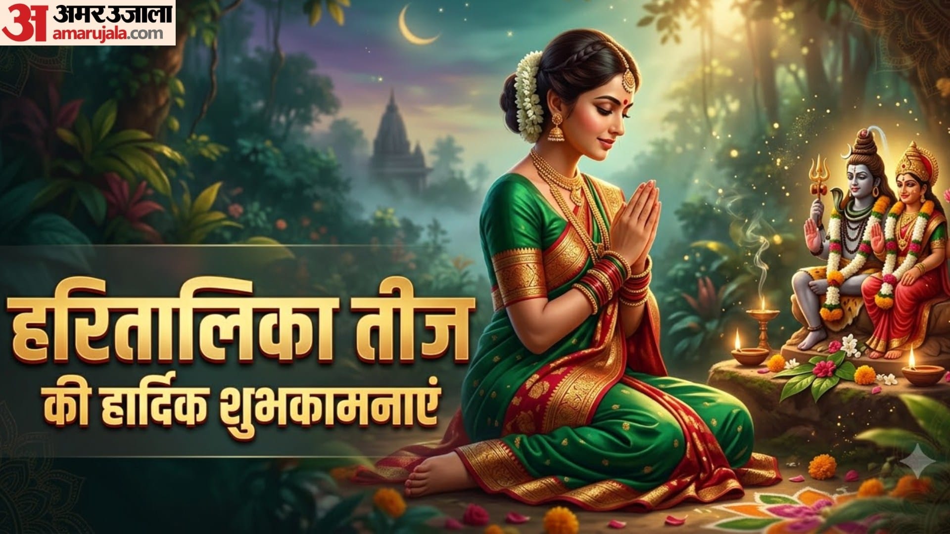 हरितालिका तीज  की हार्दिक शुभकामनाएं