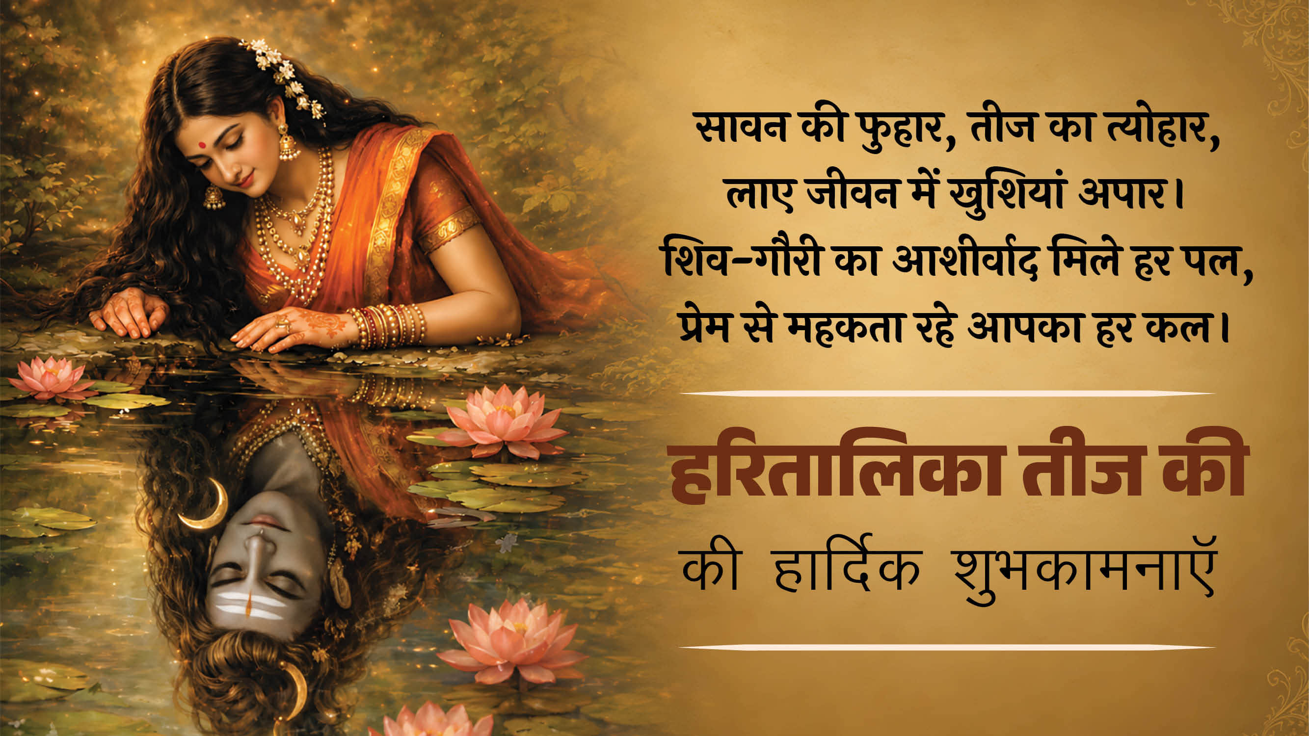 Happy Hartalika Teej Wishes Teej ki Shubhkamnaye haritalika teej wishes greetings messages in hindi