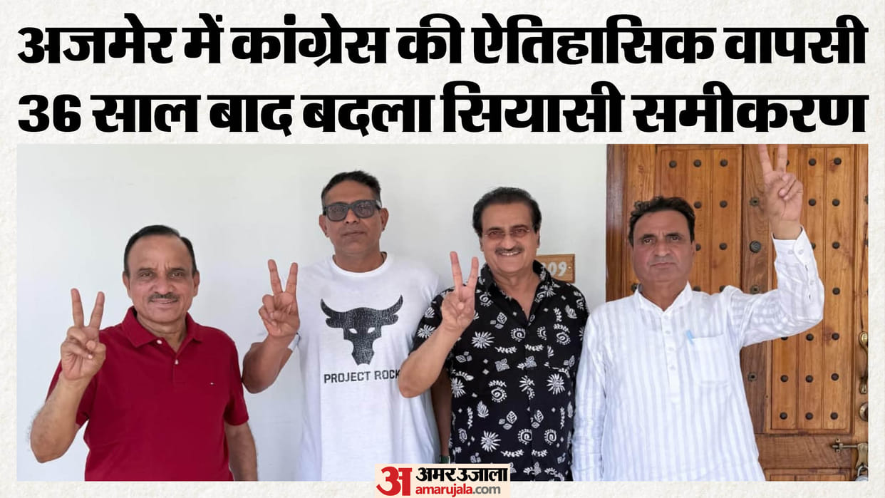 ajmer municipal election congress board after 36 years rajkumar jaipal