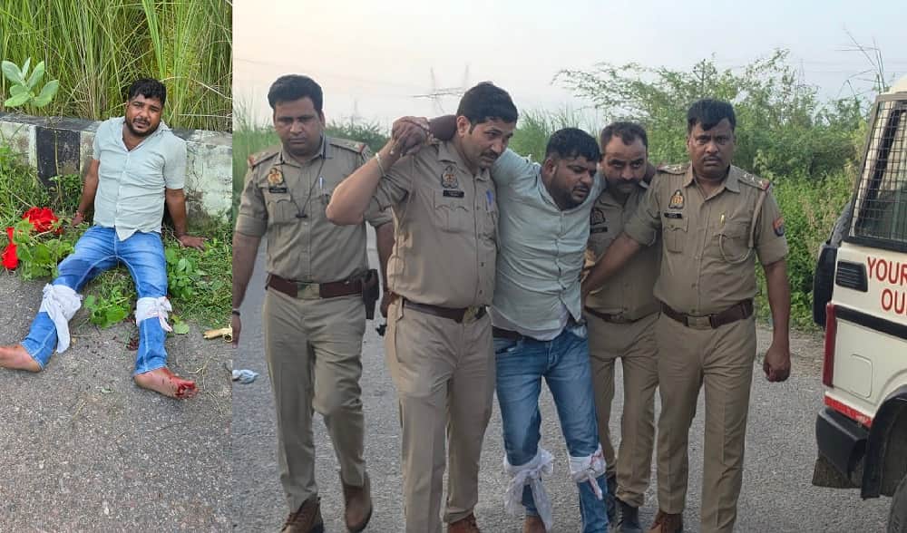 Kanpur Murder Case Victim bludgeoned to death with bricks and stones Dhaba owner shot in leg during encounter