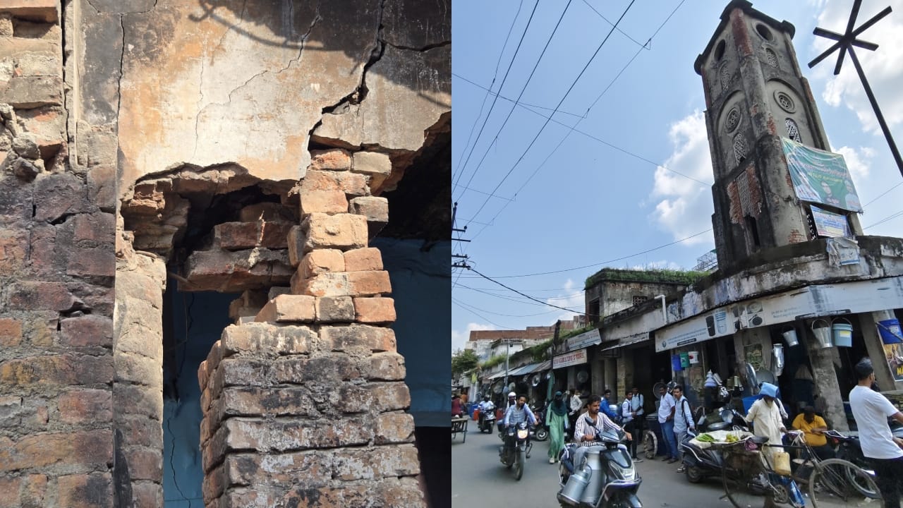 नगर निगम की जर्जर मार्केट