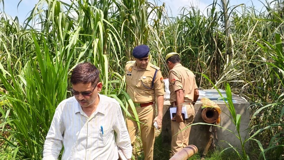 Hotel worker brutally murdered and body burned in Amroha see photos