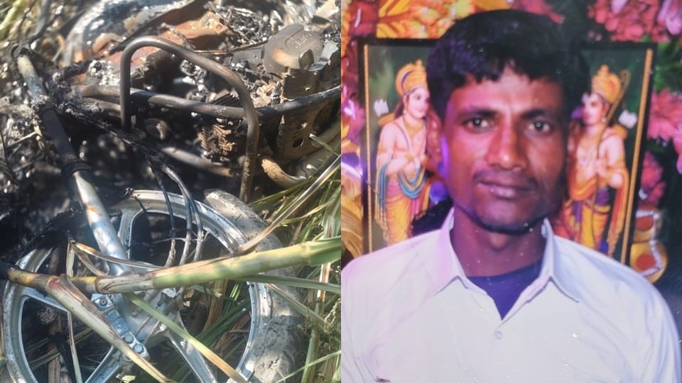 Hotel worker brutally murdered and body burned in Amroha see photos
