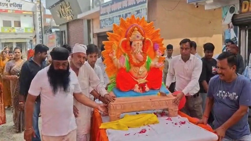 Udham Singh Nagar resonated with the chants of Ganpati Bappa Morya