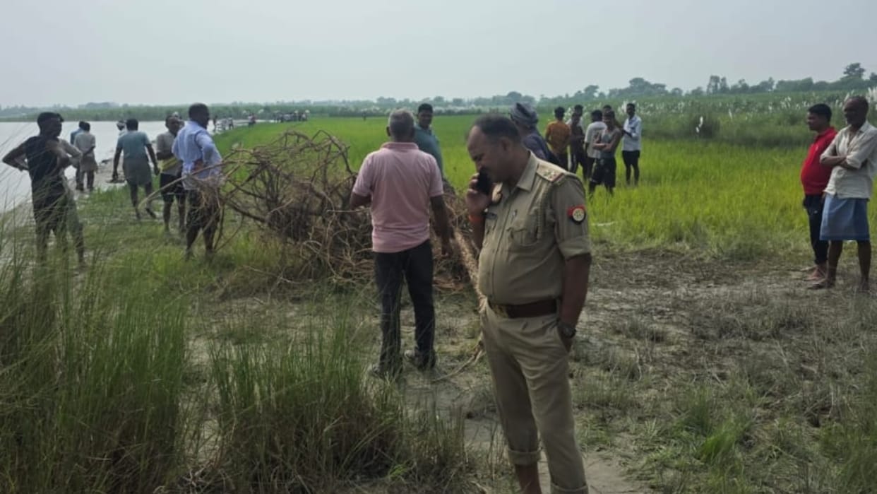 Three girls swept away while bathing in the Ghaghara River in Lakhimpur kheri