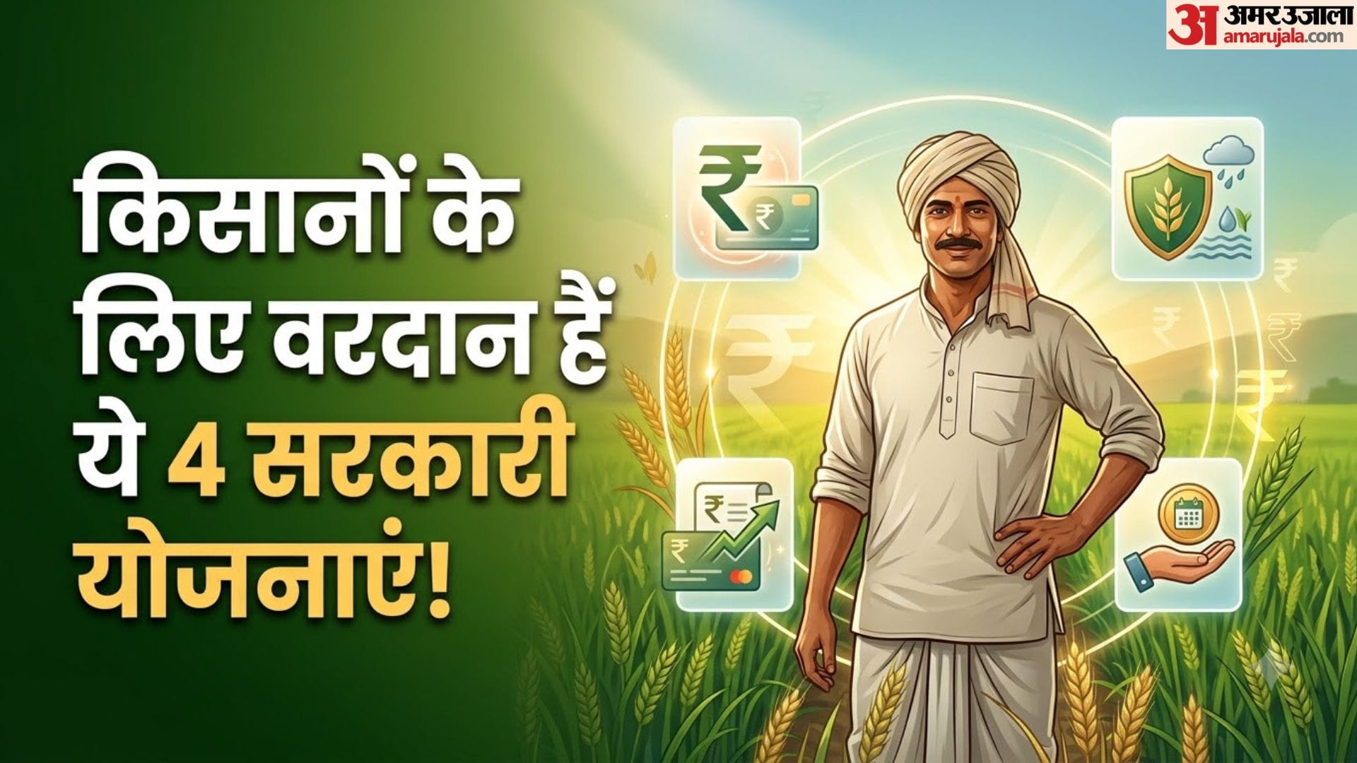 Top 4 Government Schemes Every Indian Farmer Must Know in hindi