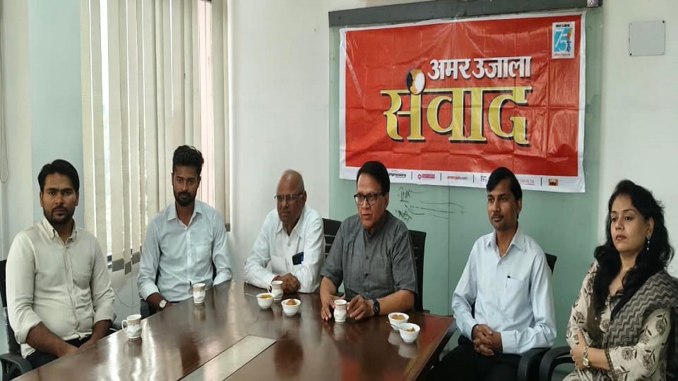 Amar Ujala Samvad on Hindi Diwas