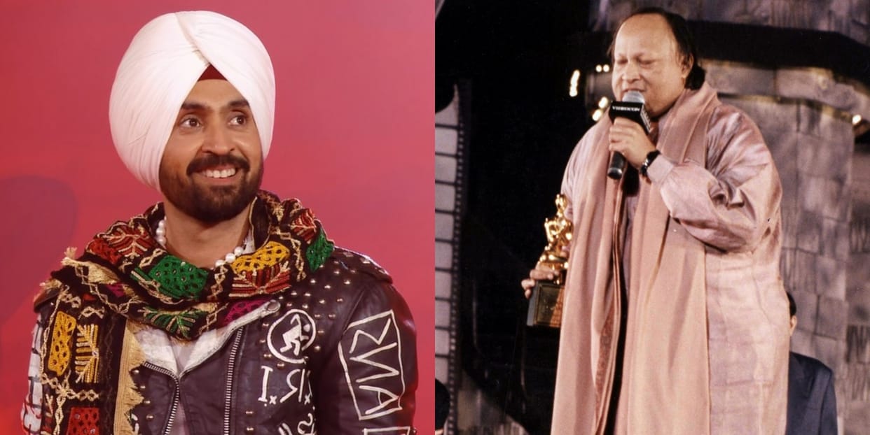 Diljit Dosanjh Pays Tribute To Nusrat Fateh Ali Khan At Wembley Concert Sings Sanson Ki Mala