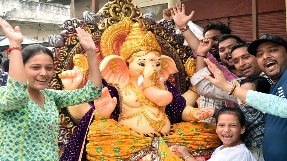 Ganesh Chaturthi: Lord Ganesha sets out on a city procession; the city revels in devotion to Bappa