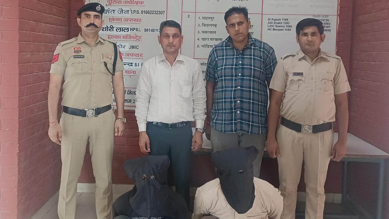 Two accused arrested for murder in Khara Barwala, Hisar; attack carried out using sharp-edged weapons