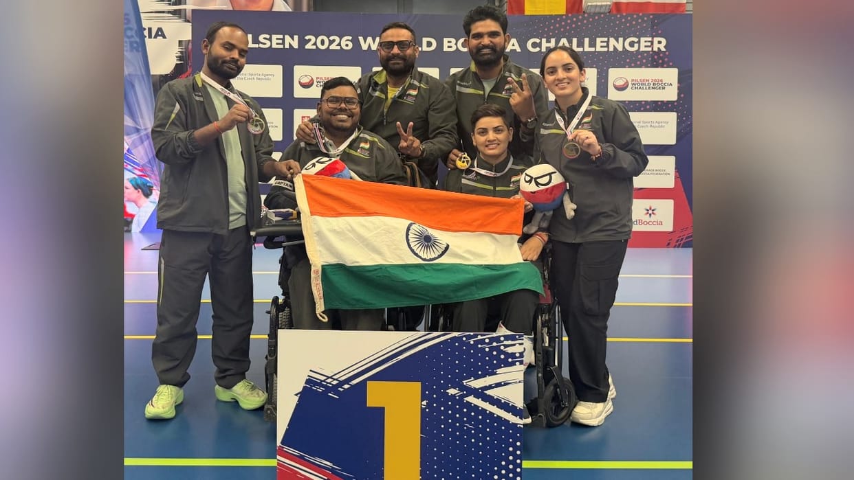 Mandi: Anjali Thakur creates history, wins the country's first gold medal in the sport of Boccia.