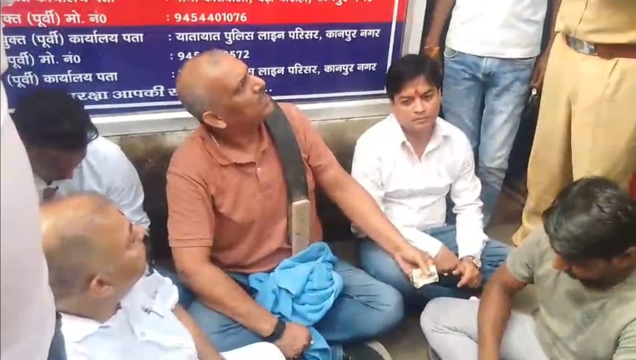 Man Alleges Assault at Kanpur Police Outpost, SP MLA Stages Protest