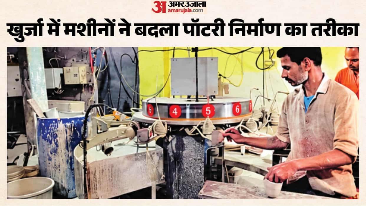 Engineering has transformed the face of Khurja's pottery industry
